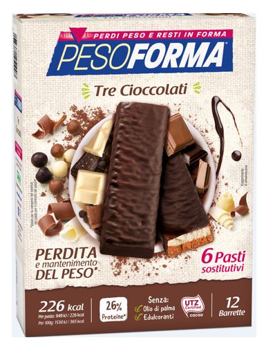 PESOFORMA BARR 3 CIOCCOLATI 372 G - Farmacia-flash.it