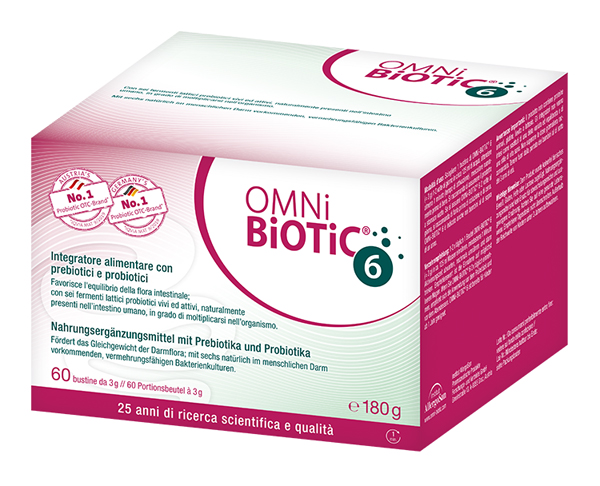 OMNI BIOTIC 6 POLVERE 60 BUSTINE DA 3 G - Farmacia-flash.it