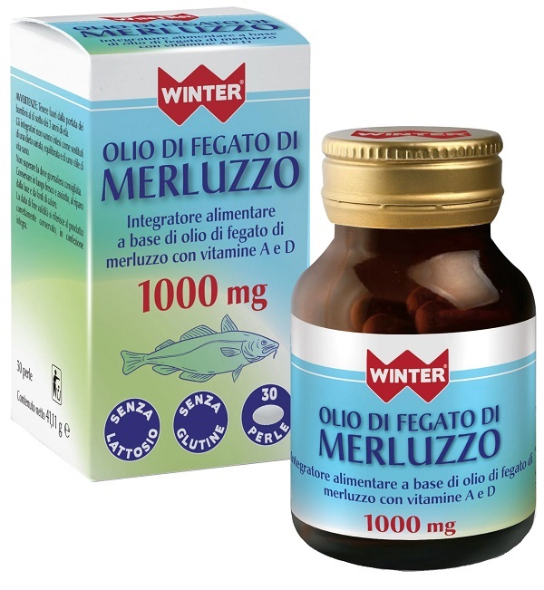 OLIO DI FEGATO DI MERLUZZO 30 PERLE WINTER - Farmacia-flash.it