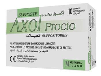 AXOL PROCTO 10 SUPPOSTE X 2 G - Farmacia-flash.it