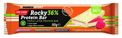 ROCKY 36% PROTEIN BAR RASPBERRY CHEESECAKE BARRETTA 50 G - Farmacia-flash.it