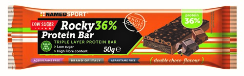 ROCKY 36% PROTEIN BAR DOUBLE CHOCO BARRETTA 50 G - Farmacia-flash.it