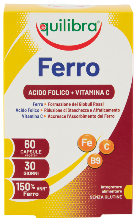 FERRO PIU' VITAMINA C 60 PERLE - Farmacia-flash.it
