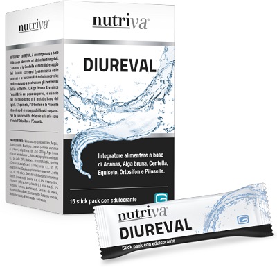 NUTRIVA DIUREVAL 15 STICK PACK DA 10 ML - Farmacia-flash.it