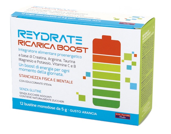 REYDRATE RICARICA BOOST 12 BUSTINE - Farmacia-flash.it