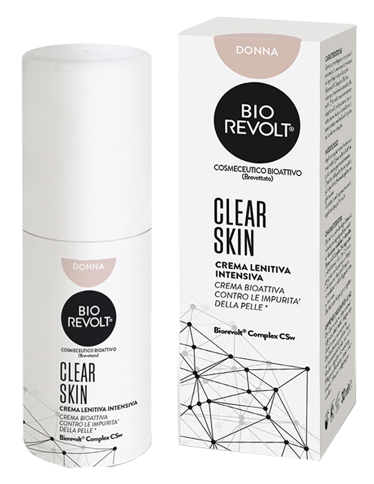 BIOREVOLT RX CLEAR SKIN DONNA CREMA LENITIVA INTENSIVA BIOATTIVA PER PELLI IMPURE 30 ML - Farmacia-flash.it