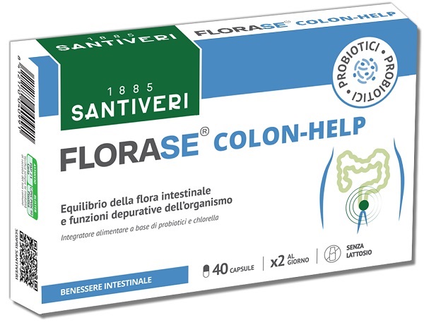 FLORASE COLON HELP 40 CAPSULE - Farmacia-flash.it
