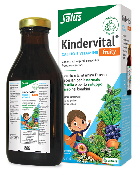 KINDERVITAL FRUITY FORMULA POTENZIATA PER RAGAZZI 250 ML - Farmacia-flash.it
