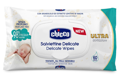 CHICCO COSMETICO SALVIETTE 60 PEZZI NO PROFUNO - Farmacia-flash.it
