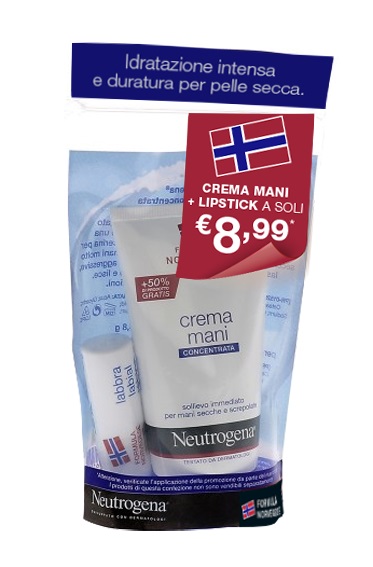 NEUTROGENA MANI PROFUMATO + LIPSTICK BUNDLE - Farmacia-flash.it