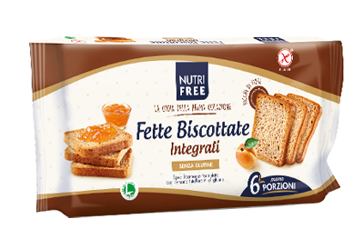 NUTRIFREE FETTE BISCOTTATE INTEGRALI 225 G - Farmacia-flash.it