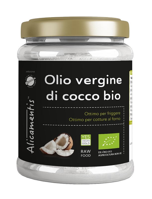 OLIO VERGINE DI COCCO BIO 500 ML ALICAMENTIS - Farmacia-flash.it