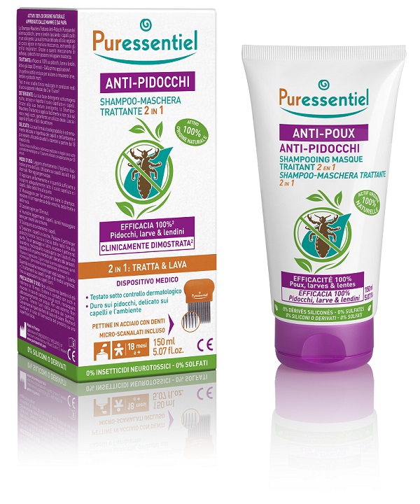 PURESSENTIEL SHAMPOO TRATTANTE ANTI-PIDOCCHI 150 ML - Farmacia-flash.it