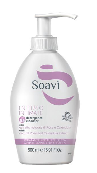 SOAVI' INTIMO IDRATANTE PH5,5 FLACONE CON DISPENSER 500 ML - Farmacia-flash.it