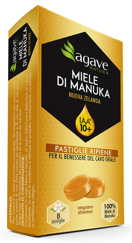 AGAVE NATURA MANUKA IAA 10+ 8 PASTIGLIE 20 G - Farmacia-flash.it