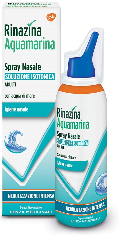 RINAZINA AQUAMARINA ISOTONICA SPRAY NEBULIZZAZIONE INTENSA 100 ML - Farmacia-flash.it