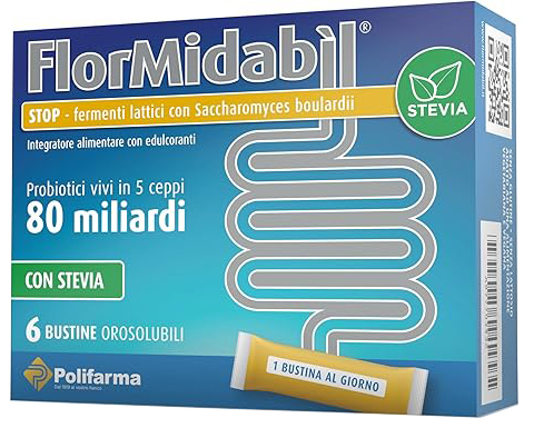 FLORMIDABIL STOP 6 BUSTINE CON STEVIA - Farmacia-flash.it