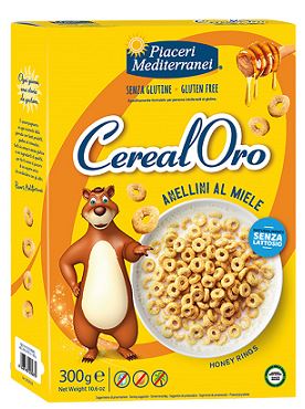 PIACERI MEDITERRANEI CEREALORO ANELLINI MIELE 300 G - Farmacia-flash.it