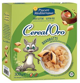 PIACERI MEDITERRANEI CEREALORO QUADROTTI 300 G - Farmacia-flash.it