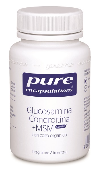 PURE ENCAPSULATIONS GLUCOSAMINA CONDROITINA + MSM 30 CAPSULE - Farmacia-flash.it