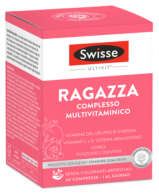SWISSE MULTIVITAMINICO RAGAZZA 60 COMPRESSE - Farmacia-flash.it