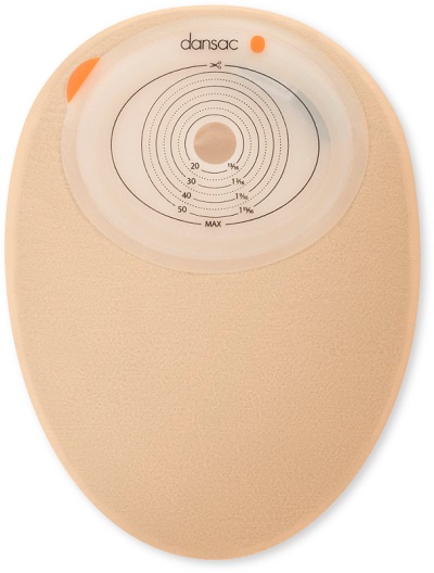 DANSAC NOVALIFE TRE 1 SACCA CHIUSA OPACA PIANA MAXI PER COLOSTOMIA CON FINESTRA RITAGLIABILE 15-70X90 MM 620 ML 30 PEZZI - Farmacia-flash.it