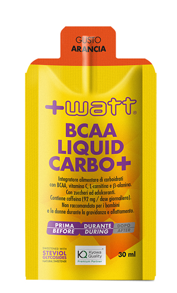 BCAA LIQUID CARBO+ ARANCIA 30 ML - Farmacia-flash.it