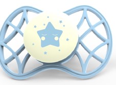 NUVITA 7064 AIR55 SUCCHIETTO ORT 0M+ GLOW AQUAMARINE - Farmacia-flash.it