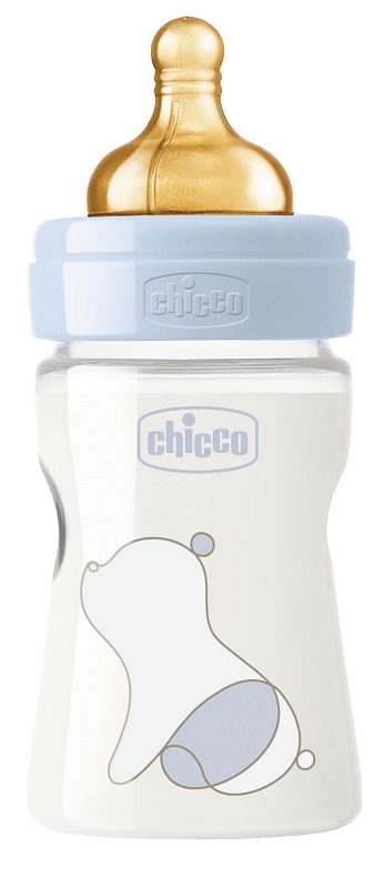 CHICCO BIBERON ORIGINAL 150ML TOUCH 1 FORO BOY CON TETTARELLA IN CAUCCIU' - Farmacia-flash.it