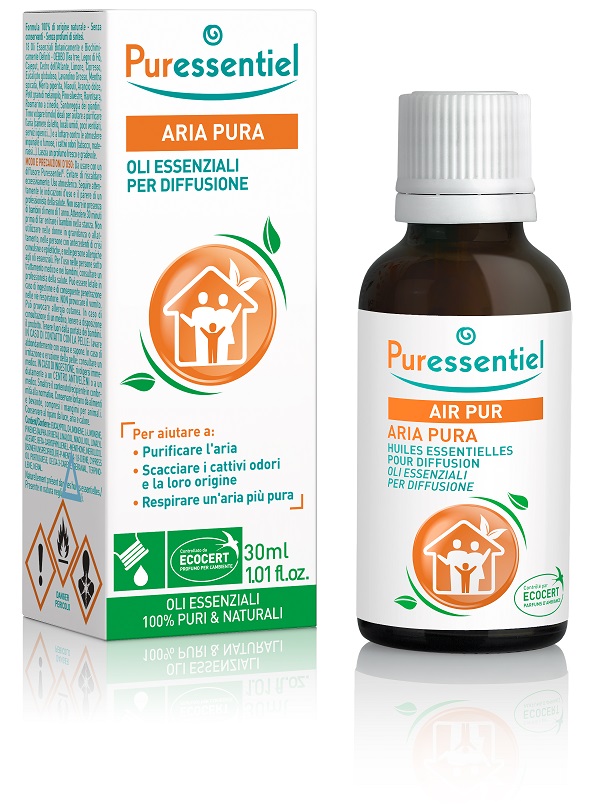 PURESSENTIEL MISCELA PER DIFFUSIONE ARIA PURA CERTIFICATA ECOCERT 30 ML - Farmacia-flash.it