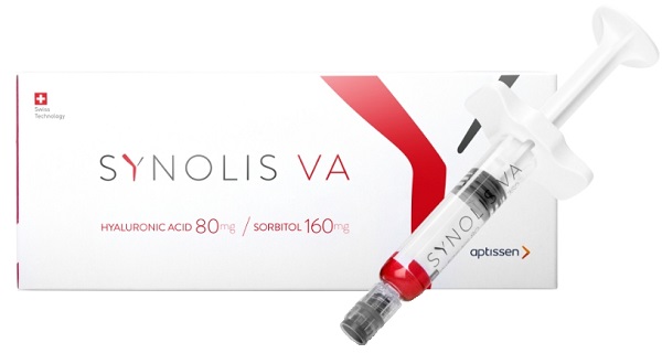 SYNOLIS V-A SOLUZIONE INIETTABILE VISCOELASTICA ISOTONICA IN SIRINGA PRERIEMPITA DI SODIO IALURONATO 80MG  E SORBITOLO 160MG CAPACITA' SIRINGA 4ML MONOSHOT 1 PEZZO - Farmacia-flash.it