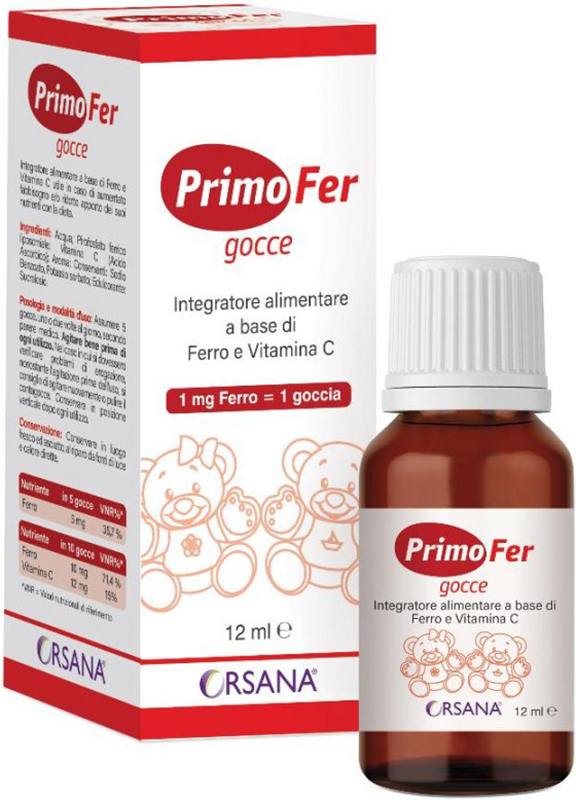 PRIMOFER GOCCE 12 ML - Farmacia-flash.it