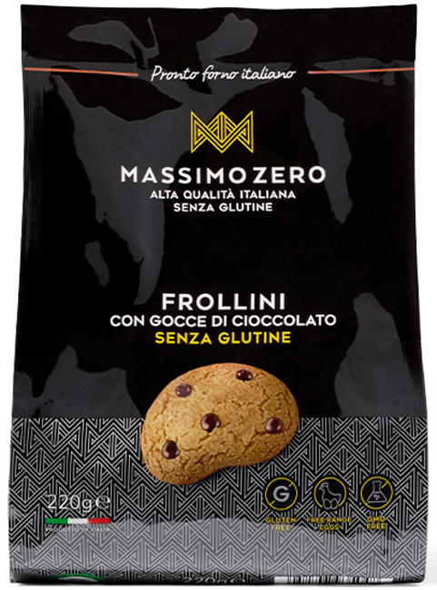 MASSIMO ZERO FROLLINI GOCCE CIOCCOLATO 220 G - Farmacia-flash.it