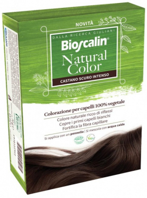 BIOSCALIN NATURAL COLOR CASTANO SCURO INTENSO 70 G - Farmacia-flash.it