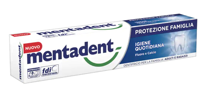 MENTADENT PROTEZIONE FAMIGLIA IGIENE QUOTIDIANA 75 ML - Farmacia-flash.it