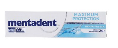 MENTADENT MAXIMUM PROTECTION MENTA FRESCA DENTIFRICIO 75 ML - Farmacia-flash.it