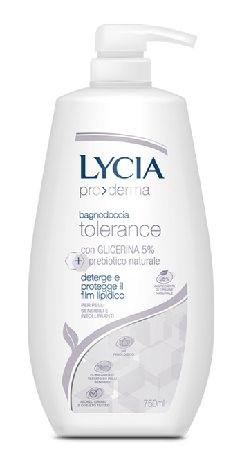 LYCIA PRODERMA BAGNODOCCIA TOLERANCE 750 ML - Farmacia-flash.it