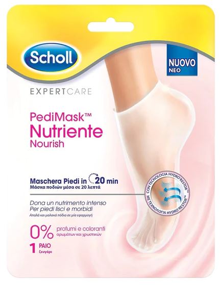 SCHOLL EXPERTCARE PEDIMASK NUTRIENTE 0% PROFUMI E COLORANTI - Farmacia-flash.it
