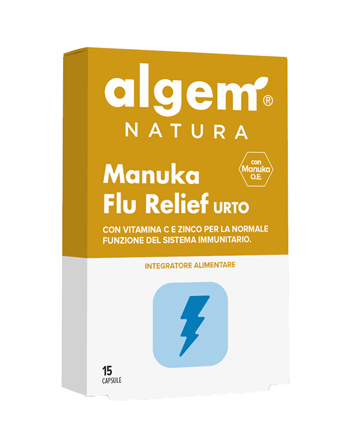 ALGEM MANUKA FLU RELIEF URTO 15 CAPSULE - Farmacia-flash.it