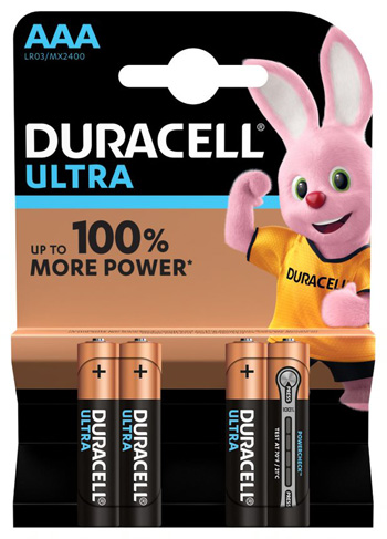 DURACELL ULTRA AAA B4 MN2400 RFT 10 PEZZI - Farmacia-flash.it