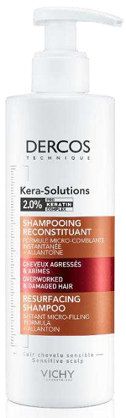 DERCOS TECHNIQUE KERASOL SHAMPOO RISTRUTTURANTE 250 ML - Farmacia-flash.it