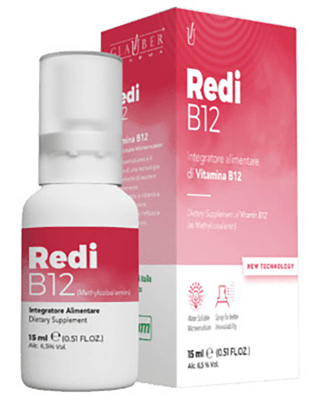 GLAUBER-PHARMA REDI-B12 SPRAY 15 ML - Farmacia-flash.it