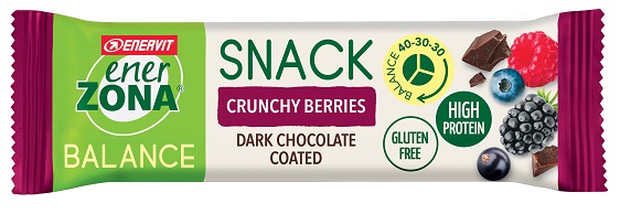 ENERZONA SNACK CRUNCHY BERRIES 33 G - Farmacia-flash.it