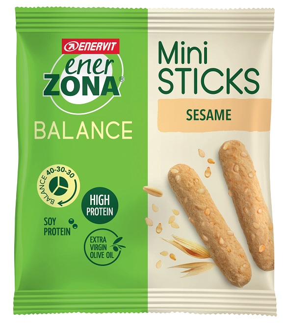 ENERZONA MINI BREAD STICKS SESAME 22 G - Farmacia-flash.it