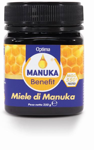 MANUKA BENEFIT MIELE DI MANUKA 550+ MGO 250 G - Farmacia-flash.it