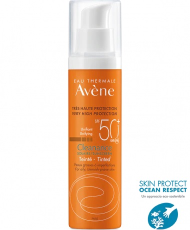 AVENE EAU THERMALE CLEANANCE SOLARE COLORATO 50+ 50 ML - Farmacia-flash.it