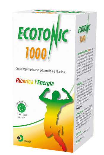 ECOTONIC 1000 14 STICK PACK 15 ML - Farmacia-flash.it