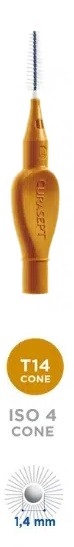 CURASEPT PROXI T14 CONE OCRA/DARK GOLD 1 PEZZO - Farmacia-flash.it