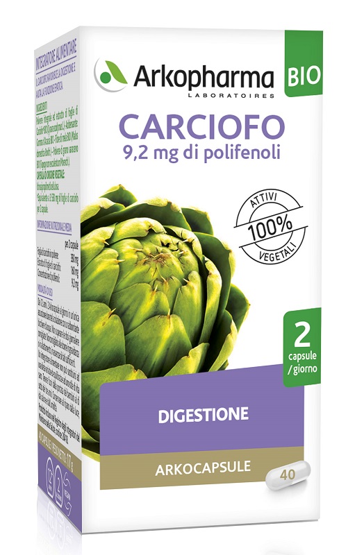 ARKO CAPSULE CARCIOFO BIO 40 CAPSULE - Farmacia-flash.it