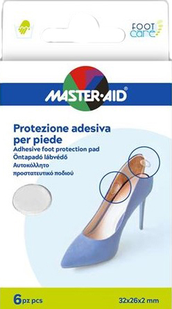 MASTER-AID FOOT CARE PROTEZIONE GEL ADESIVA 6 PEZZI - Farmacia-flash.it